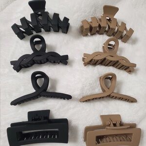 Large Hair Claw Clips  - Fashion Hair Accessory. 4 PER ORDER mix&match available